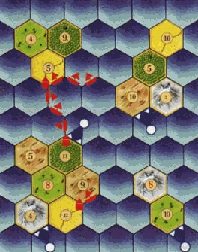 Les quatre iles - Exemple